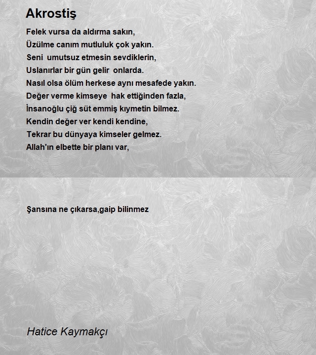 Hatice Kaymakçı