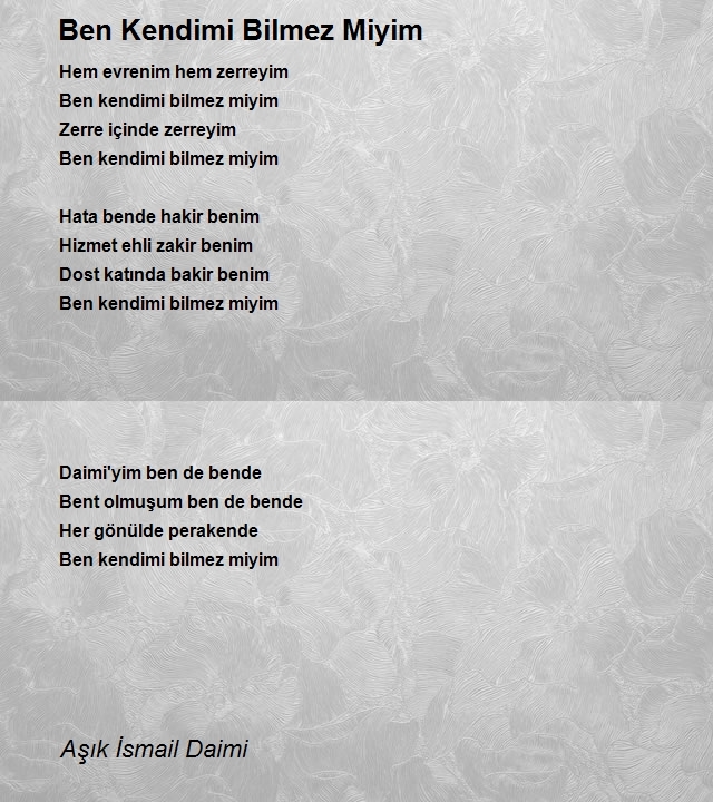 Aşık İsmail Daimi