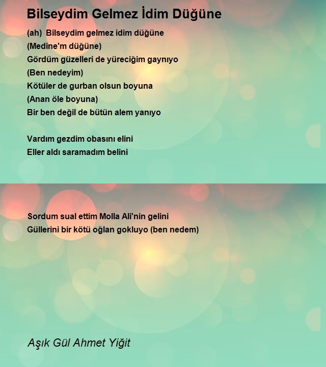 Aşık Gül Ahmet Yiğit