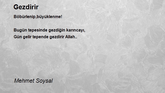 Mehmet Soysal