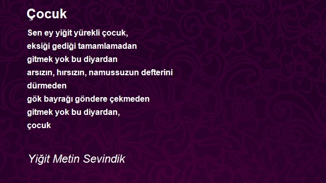 Yiğit Metin Sevindik