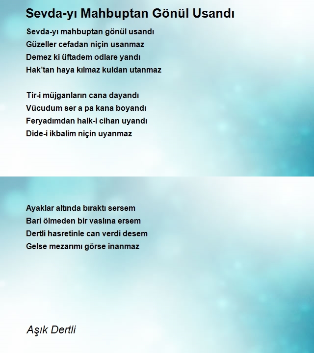 Aşık Dertli