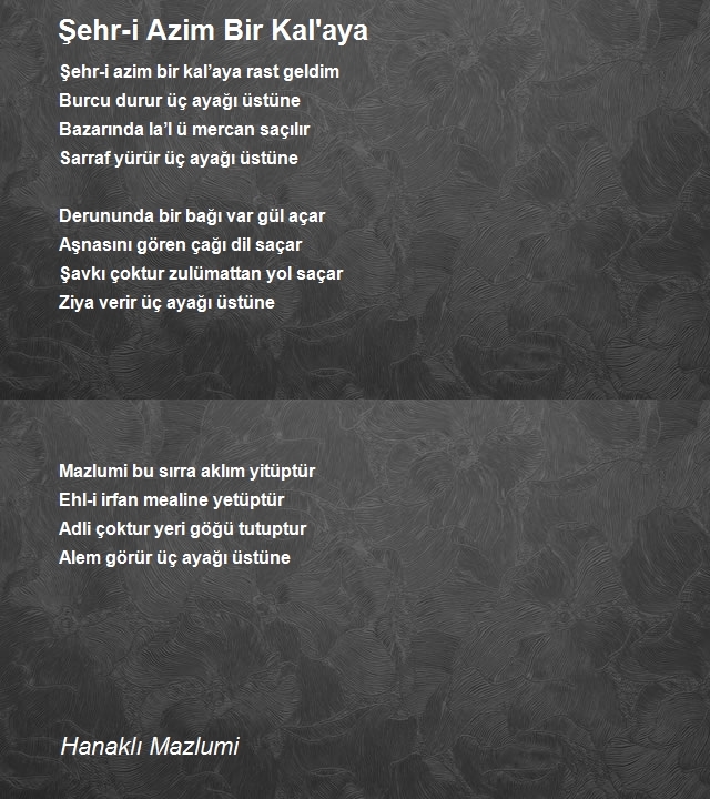 Hanaklı Mazlumi