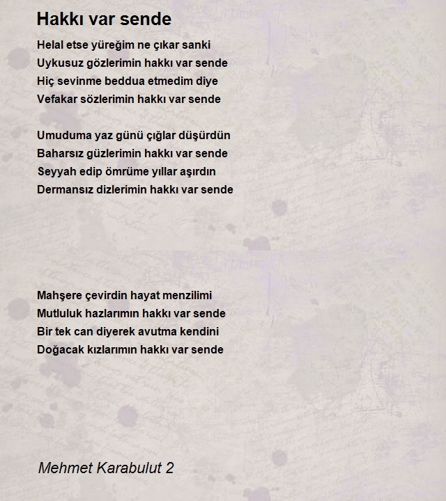 Mehmet Karabulut 2