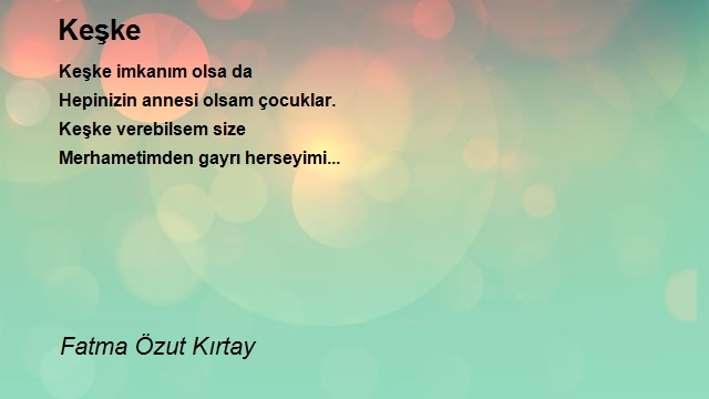 Fatma Özut Kırtay