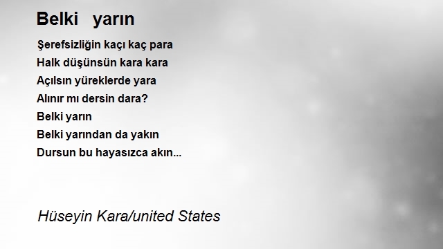 Hüseyin Kara/united States