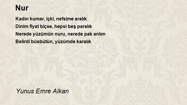 Yunus Emre Alkan