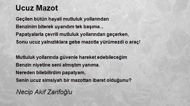 Necip Akif Zarifoğlu