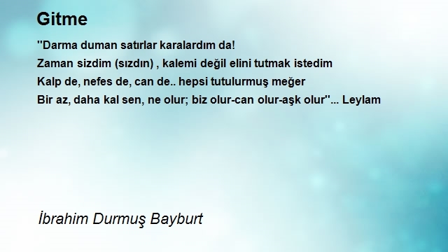 İbrahim Durmuş Bayburt