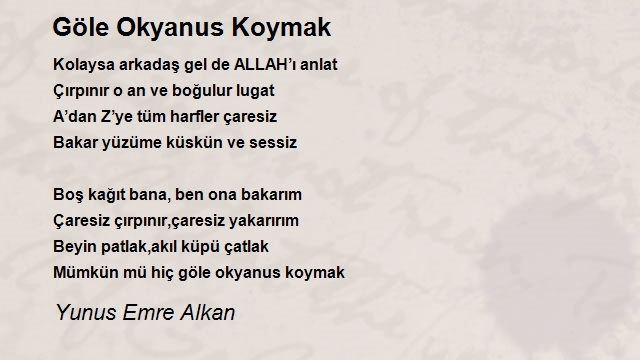 Yunus Emre Alkan