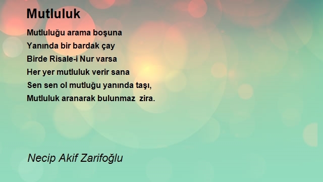 Necip Akif Zarifoğlu