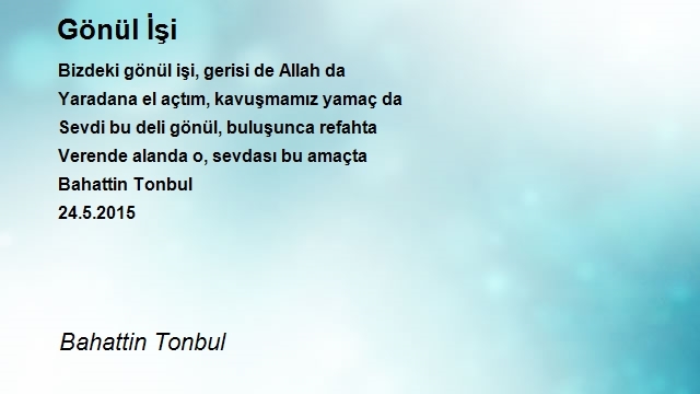 Bahattin Tonbul