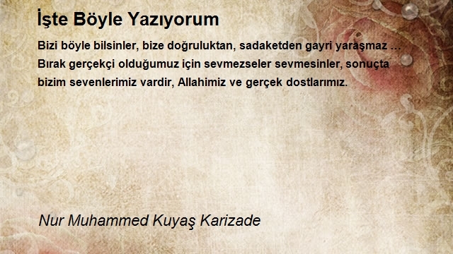 Nur Muhammed Kuyaş Karizade