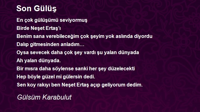 Gülsüm Karabulut