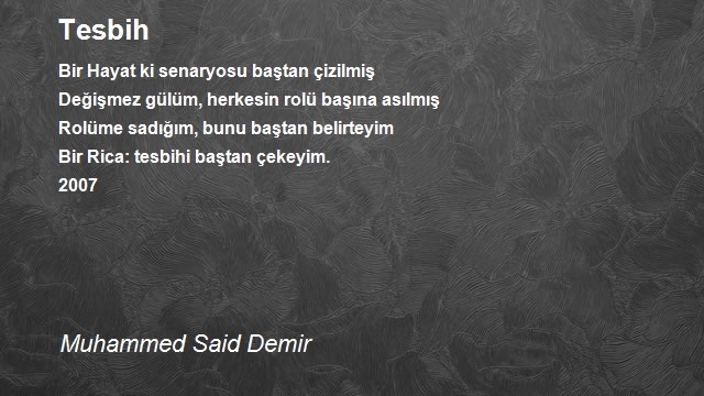 Muhammed Said Demir