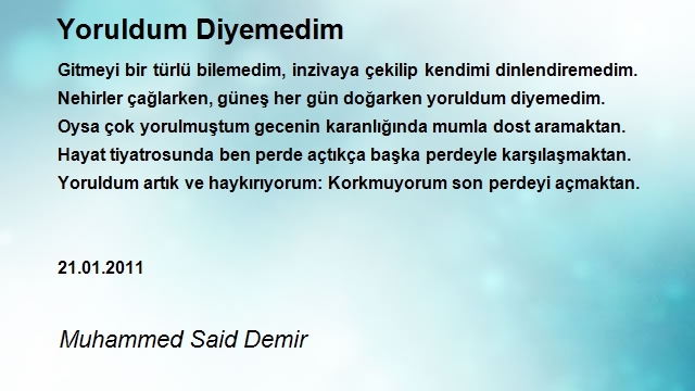 Muhammed Said Demir