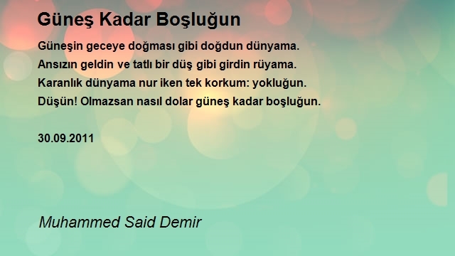 Muhammed Said Demir