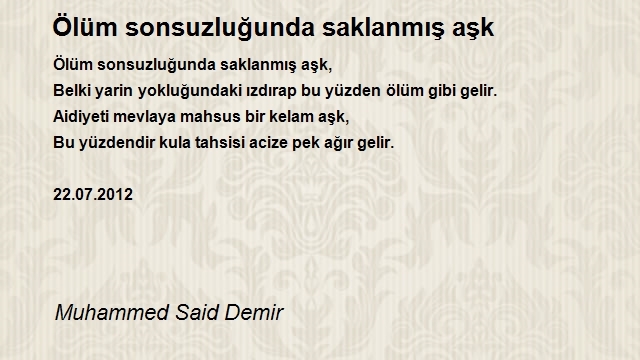 Muhammed Said Demir