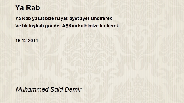 Muhammed Said Demir