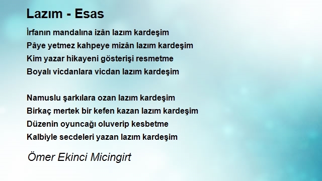 Ömer Ekinci Micingirt