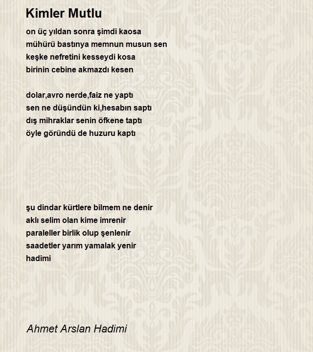 Ahmet Arslan Hadimi