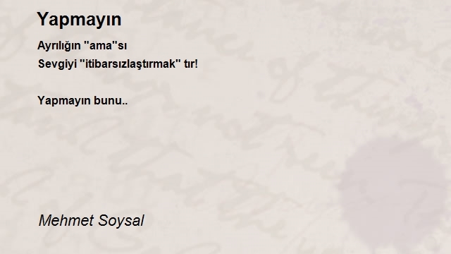 Mehmet Soysal