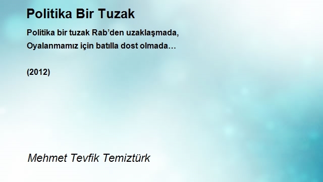 Mehmet Tevfik Temiztürk