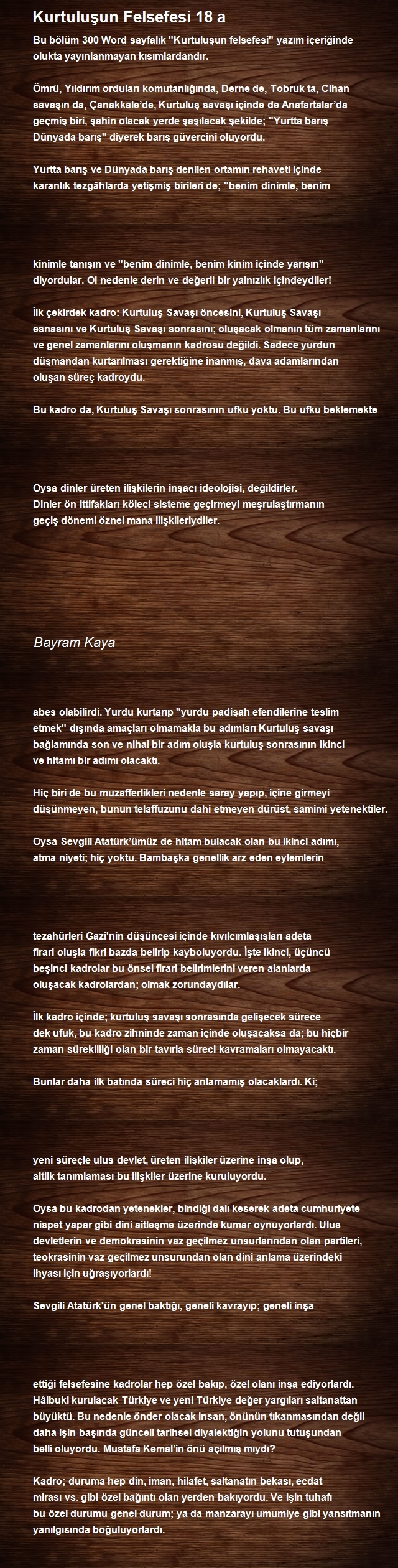 Bayram Kaya