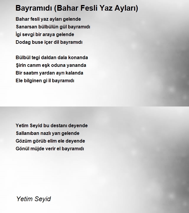 Yetim Seyid