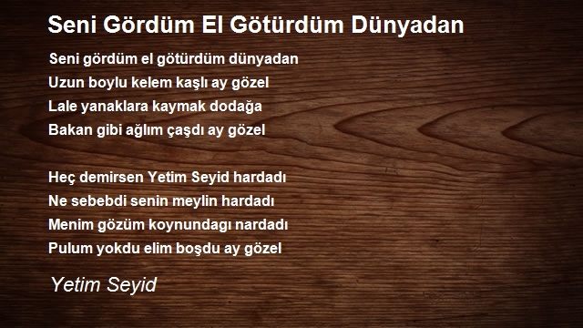 Yetim Seyid