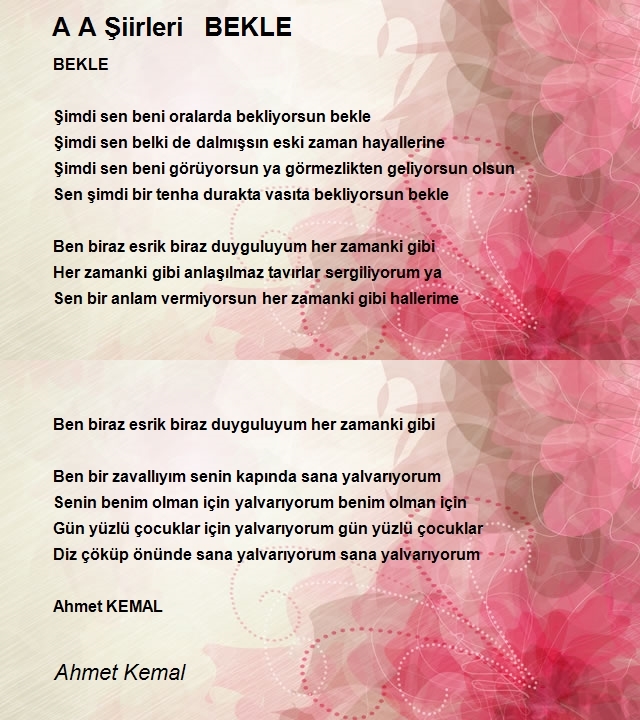 Ahmet Kemal