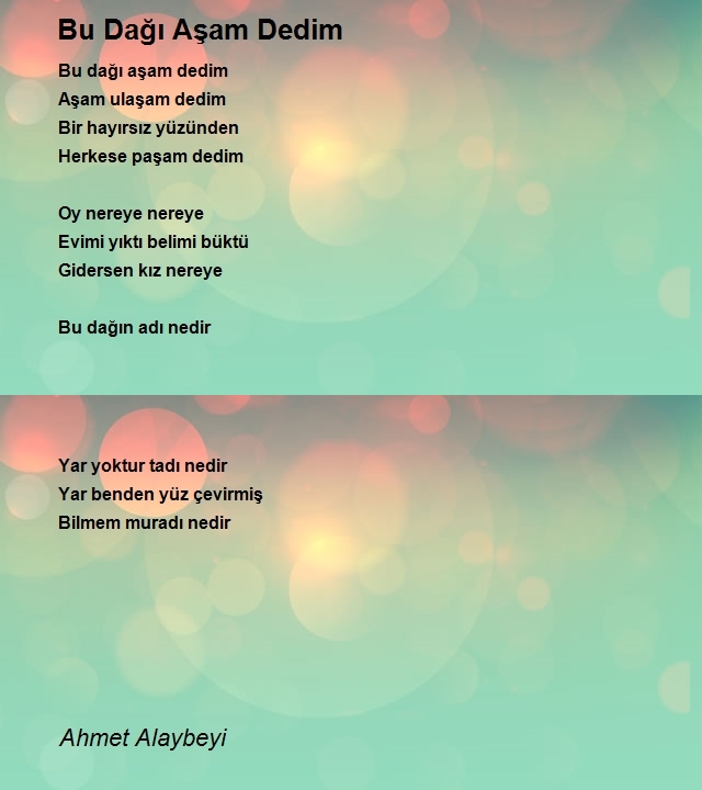 Ahmet Alaybeyi