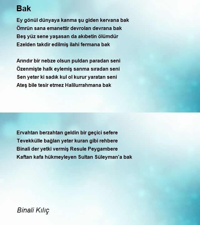 Binali Kılıç