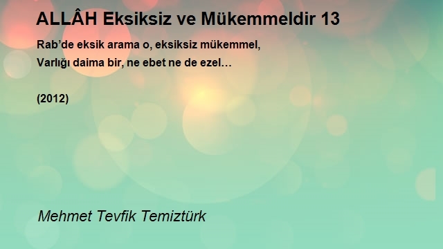 Mehmet Tevfik Temiztürk