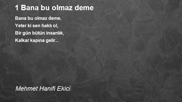 Mehmet Hanifi Ekici