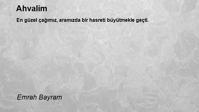 Emrah Bayram