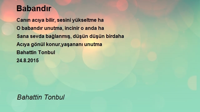 Bahattin Tonbul