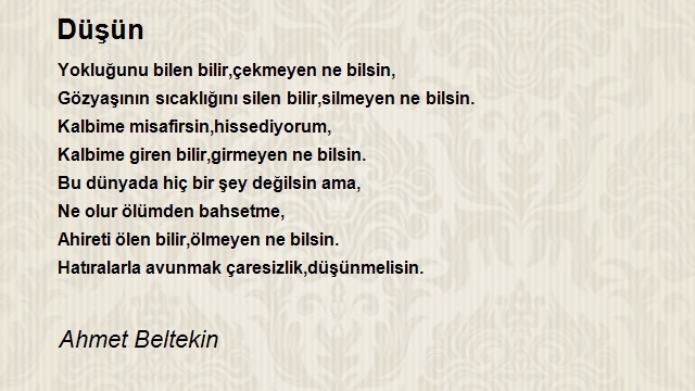 Ahmet Beltekin