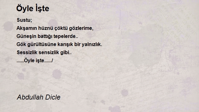 Abdullah Dicle