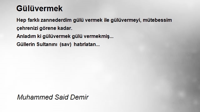 Muhammed Said Demir