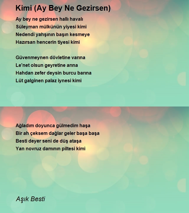 Aşık Besti