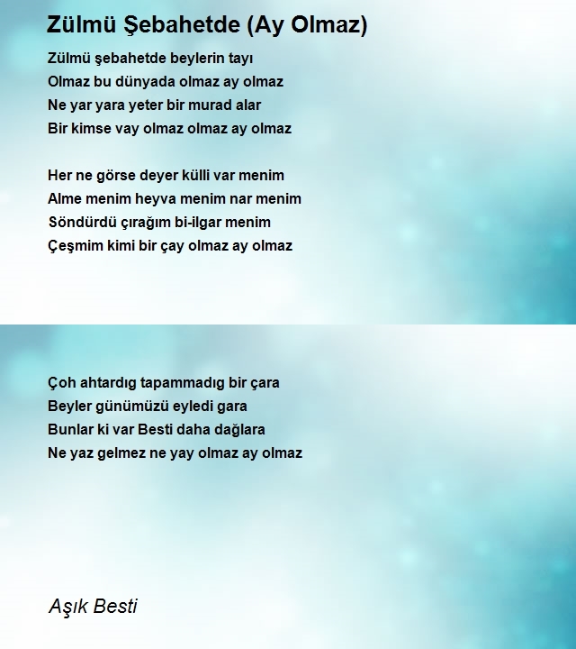 Aşık Besti