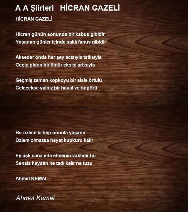 Ahmet Kemal