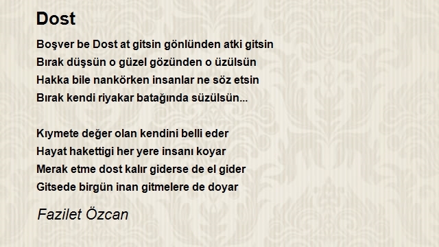 Fazilet Özcan