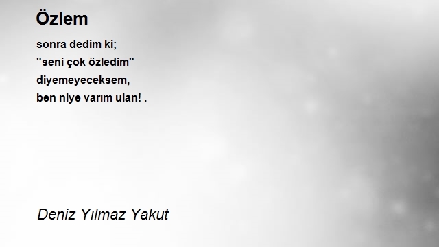 Deniz Yılmaz Yakut