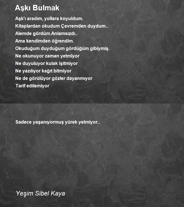 Yeşim Sibel Kaya