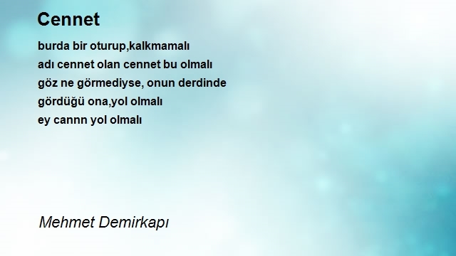 Mehmet Demirkapı