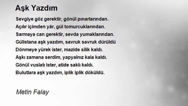 Metin Falay