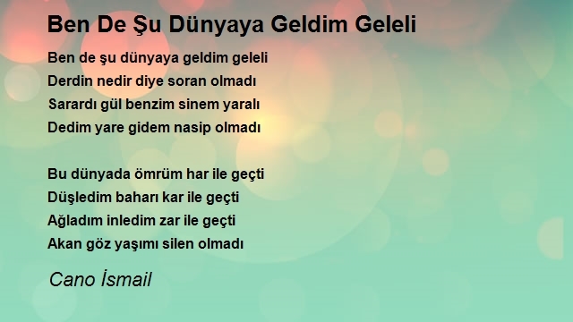 Cano İsmail