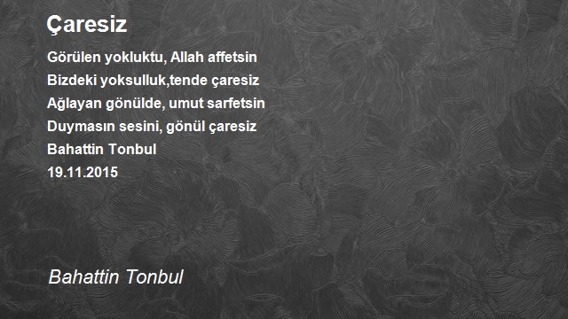 Bahattin Tonbul